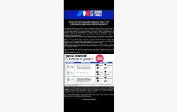 Nouvelles règles pour le Certificat médical